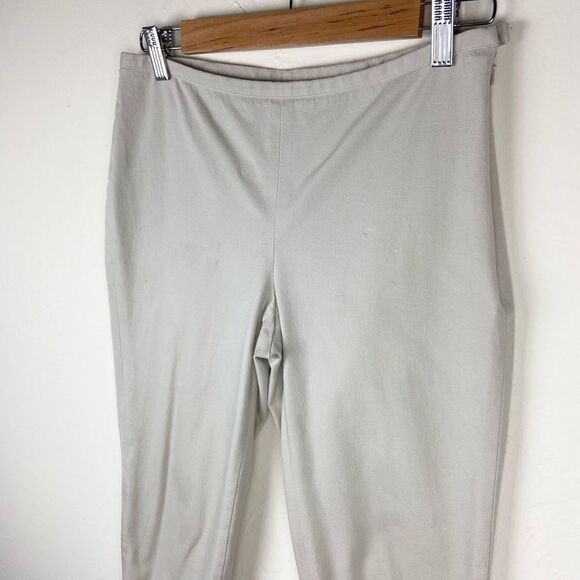 J. McLaughlin Crop Ankle Straight Leg Pants - Cream - Picture 2 of 7